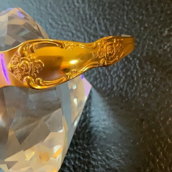 Vintage Sterling Silver and 14K Gold Vermeil Bracelet - Picture 5 of 8